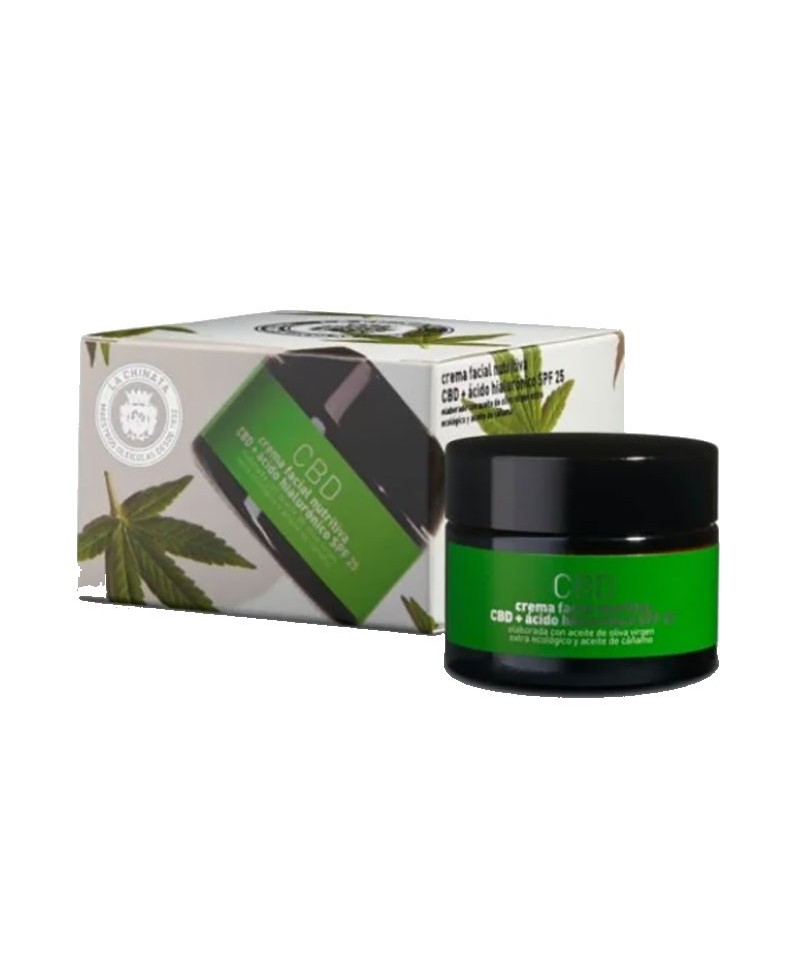 Crème visage nourrissante à l'acide hyaluronique CBD SPF25 Crème visage nourrissante à l'acide hyaluronique CBD SPF25