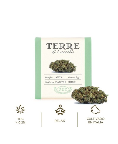 Fleur aromatique de CBD : ARIA / MASTER KUSH